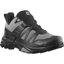 Salomon X Ultra 4 Hiking Shoe Men's in Quiet Shade and Black